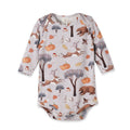 Forest Frolic Baby Bodysuit - Bamboo Autumn