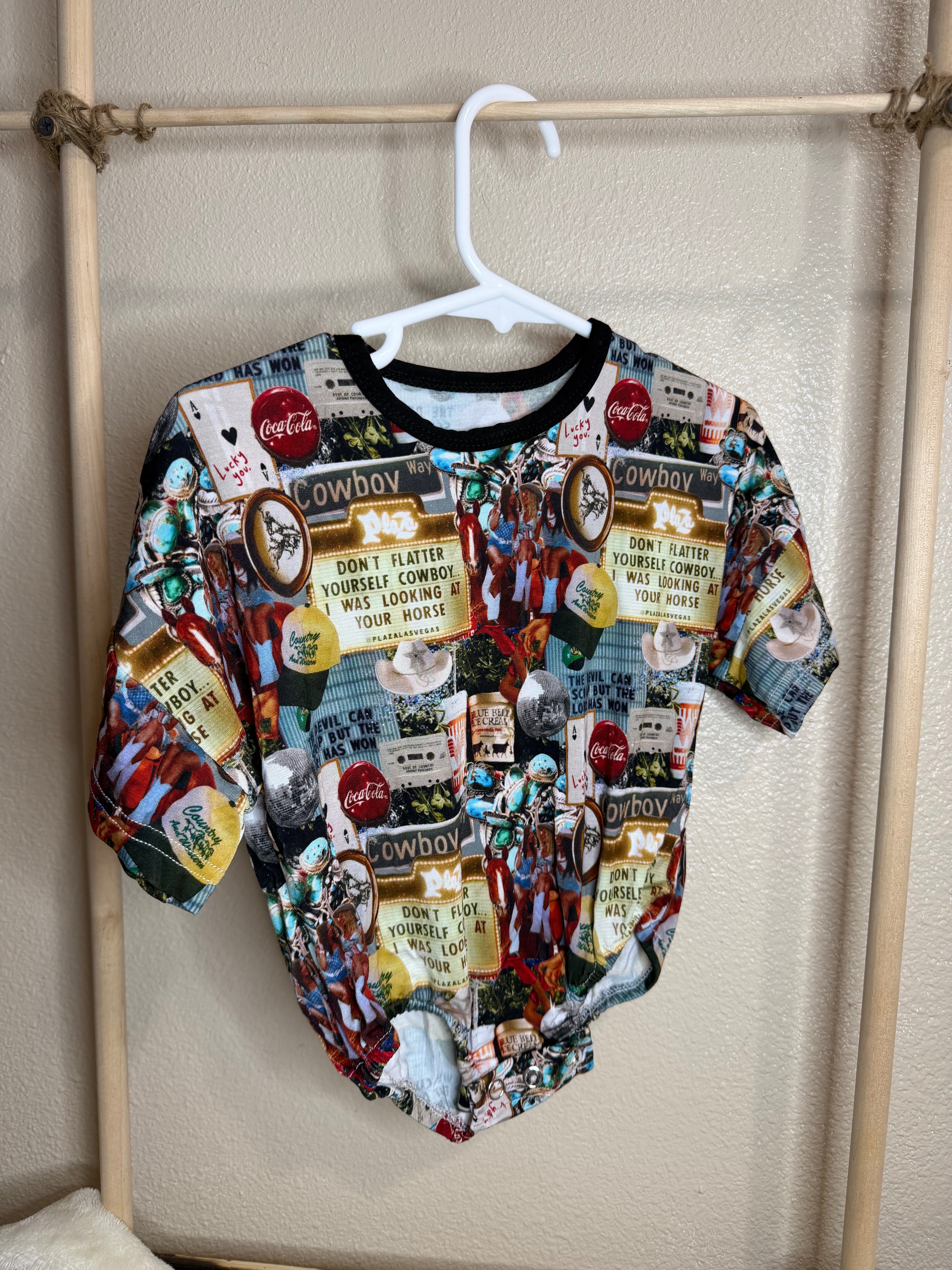 Vintage cowboy bubble bamboo