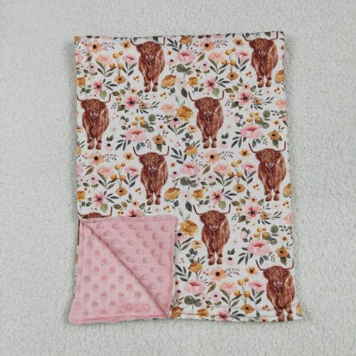 Bamboo blanket floral highland
