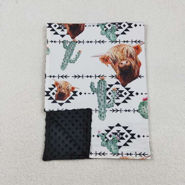 Bamboo blanket desert cow